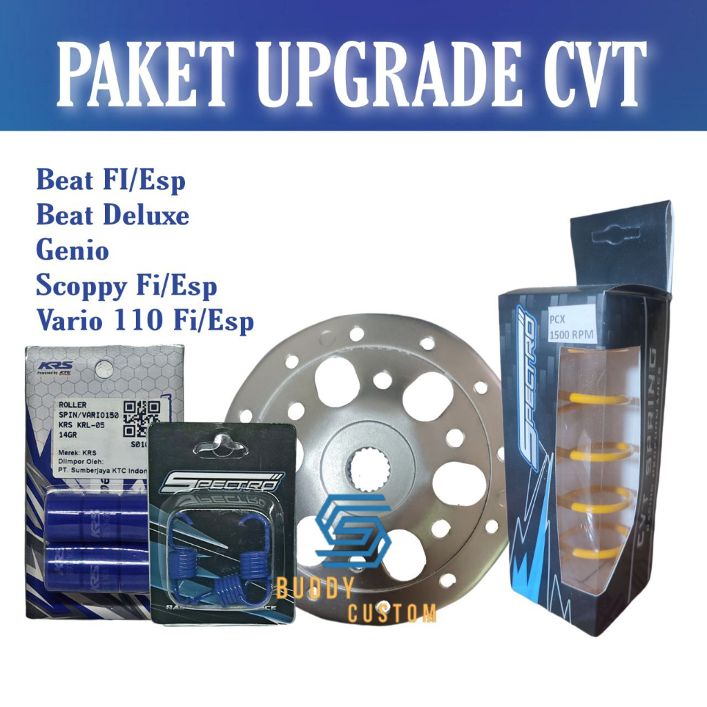Paket Upgrade CVT Beat Fi Scoopy Fi Genio Vario 110 Fi - Paket CVT Beat Fi Scoopy Fi Genio Vario 110