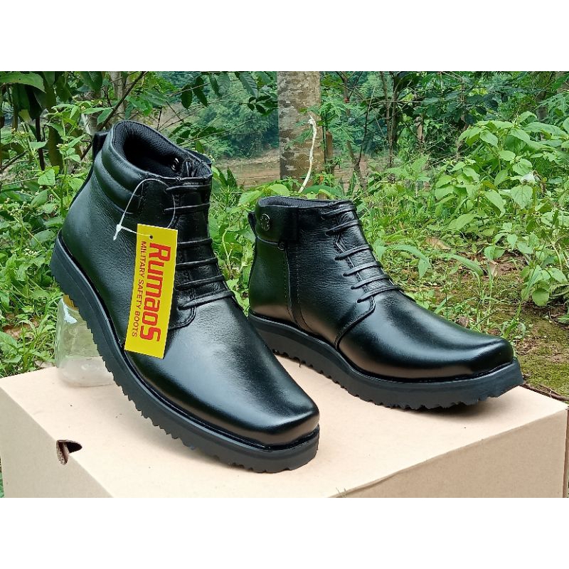 SEPATU boots pria PDH DINAS KANTORAN formal SOL DATAR