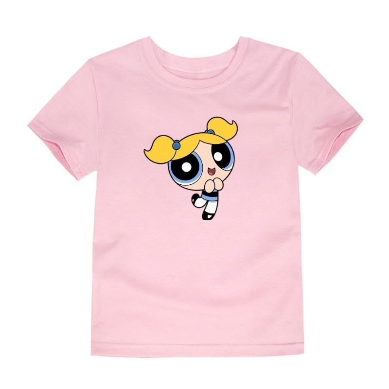 Kaos Anak Cewek Puffgirls Bubbles Baju Anak Lengan Pendek Atasan Anak Baju Oblong Kids 2-16Th Cod