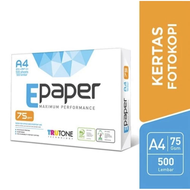 

Kertas hvs epaper A4 75gram/ epaper kertas hvs A4 75gram/ kertas epaper A4