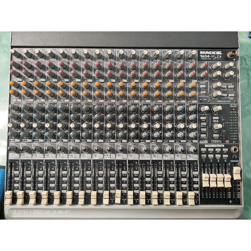 mixer audio mackie 1604 VLZ3 original