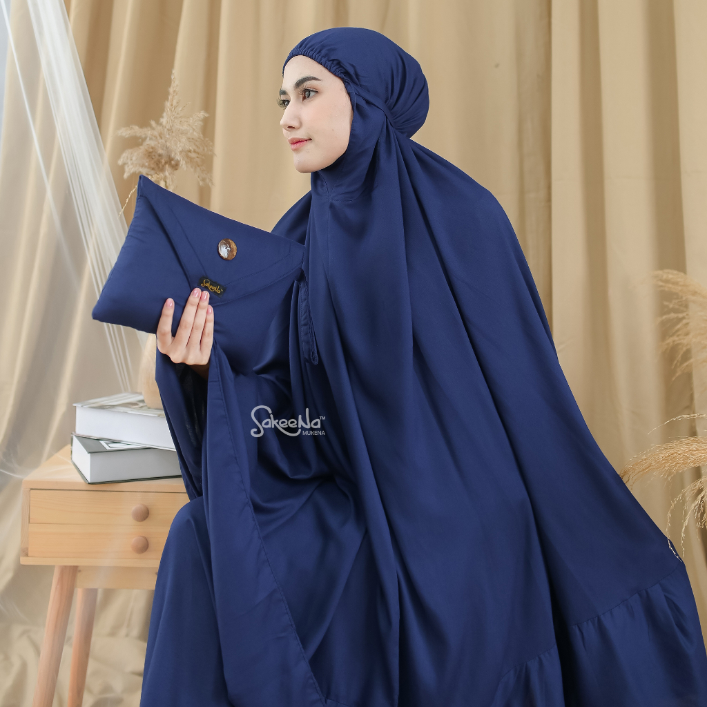 SAKEENA Mukena Bali Premium Dewasa Katun Rayon Jumbo