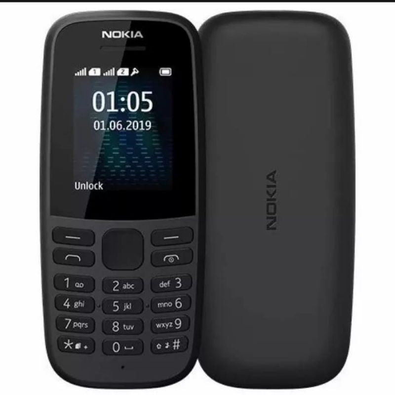 hp nokia 105 jadul original dual sim card