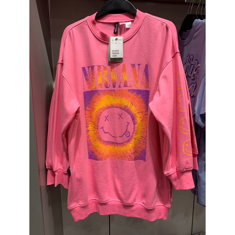 h&m nirvana sweatshirt