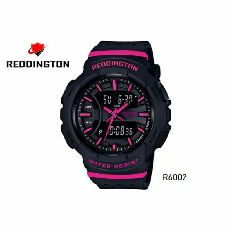 JAM TANGAN WANITA REDDINGTON R6002 ORIGINAL WATERPROOF DUALTIME