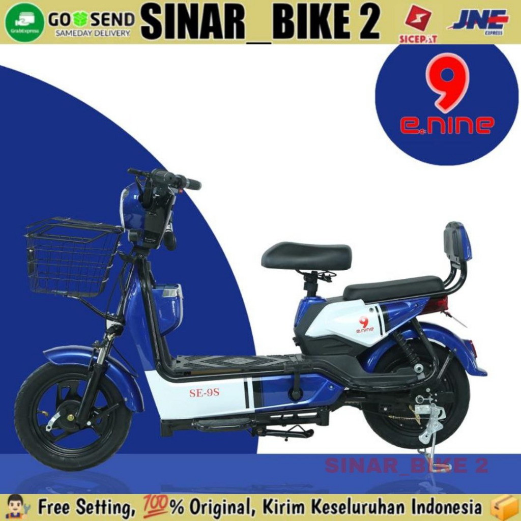 Sepeda Listrik E-Nine SE-9s 500 Watt Electric E Bike