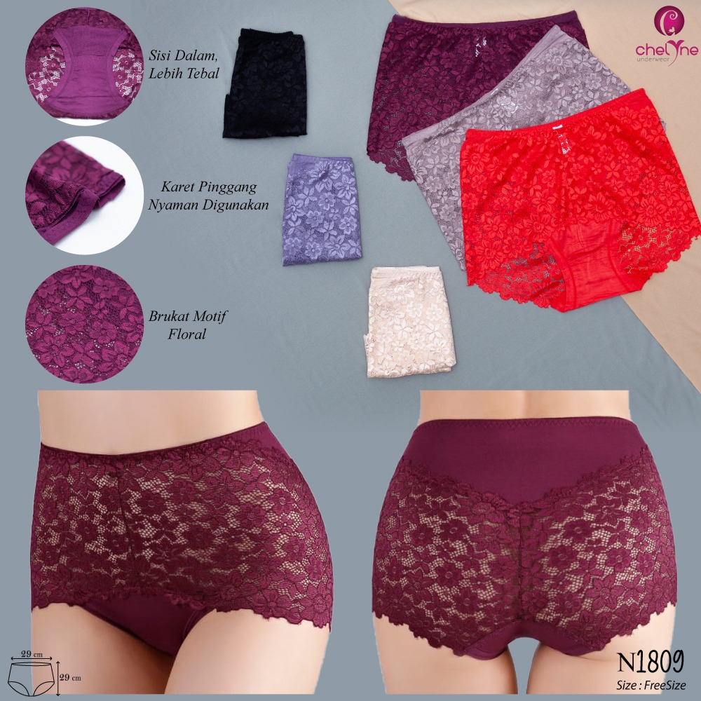 CD / CELANA DALAM BRUKAT EMBOS JUMBO 109