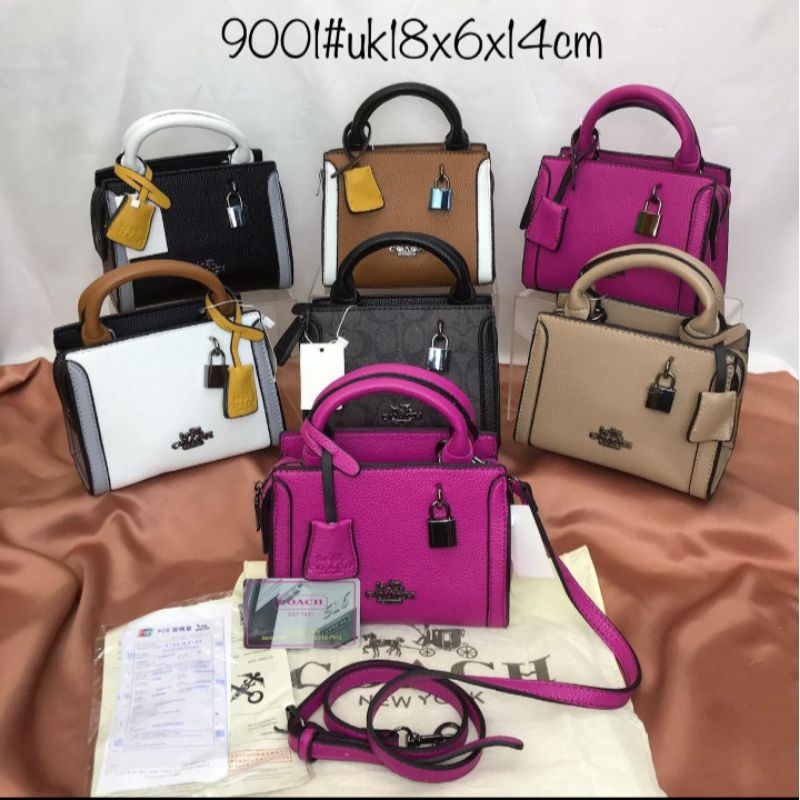 Jual Termurah Tas IMPORT Alma COACH MEDIUM FREE BOX KODE 1791