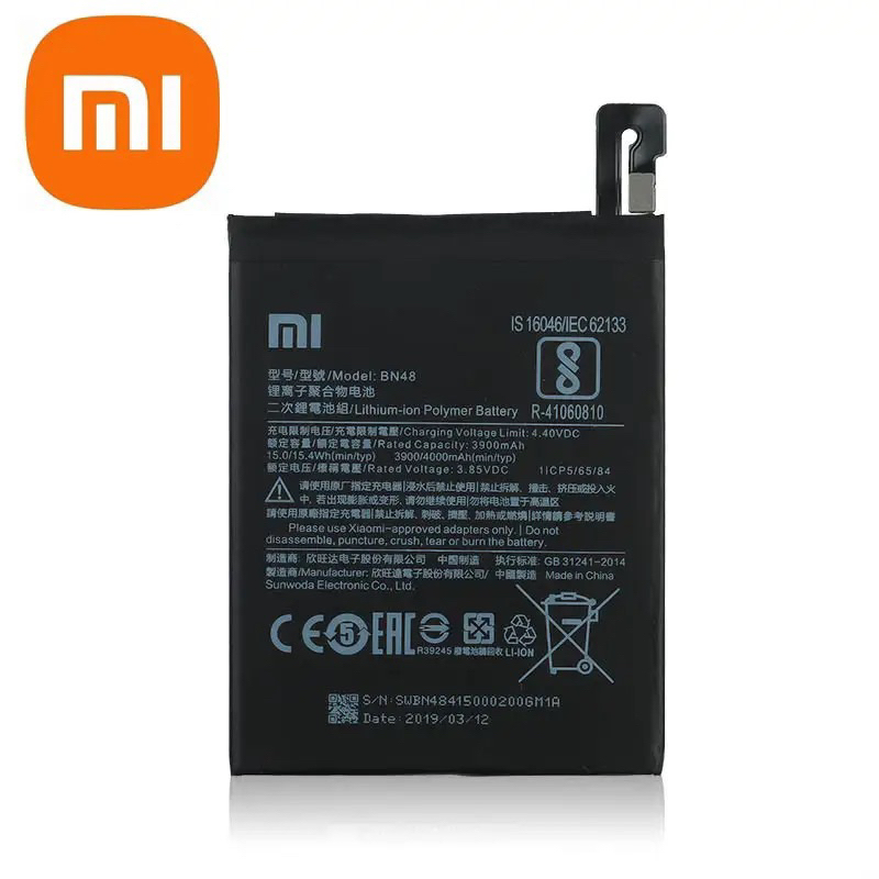 BN48 BATERAI XIAOMI REDMI NOTE 6 PRO - ORI