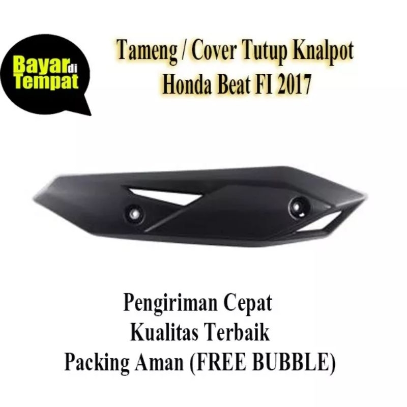 Tameng/Cover TUTUP KNALPOT HONDA BEAT FI 2017 / TAMENG KNALPOT BEAT FI ESP STREET 2016-2017-2018