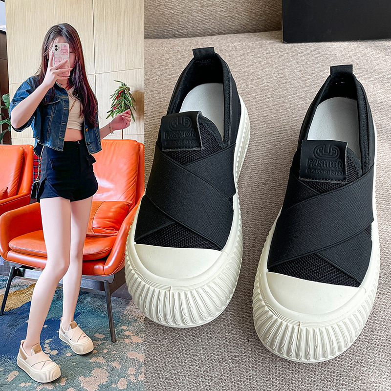 COD POS 571 Sepatu Sneakers Wanita Premium Sepatu Slip On Anak Sekolah