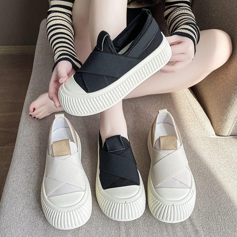 COD Sneakersdaily 571 Sepatu Sneakers Slip On Wanita Fashion Model Baru
