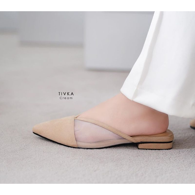 Damelia Melstore Jkt Tivka Mules Wanita Sandal Wanita