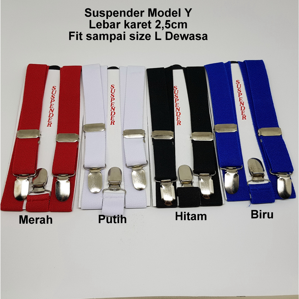 Suspender Dewasa Dan Anak - Lebar Karet 2,5cm - Best Seller