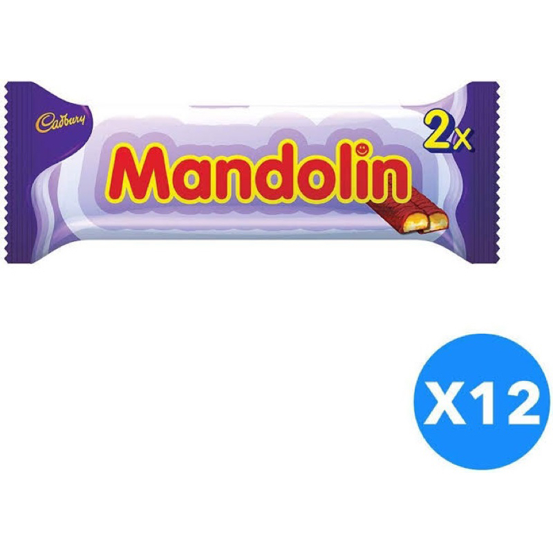 

Cadbury Mandolin Biscuit Chocolate - 50 grams x 12 pcs