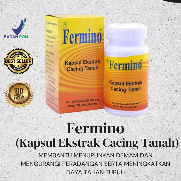 

Femino Extra Cacing Tanah @30kapsul 500mg - Penurun Panas // Penyakit Tipes