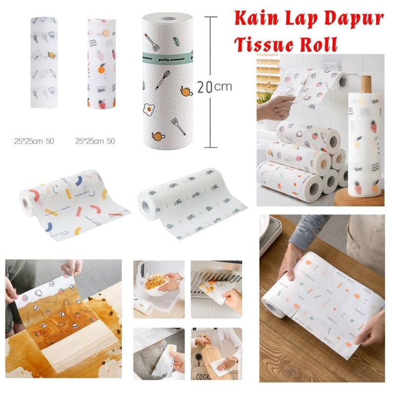 Kain Lap Tissue Dapur tisu / Tissue Roll Tissu Tisu Tissu