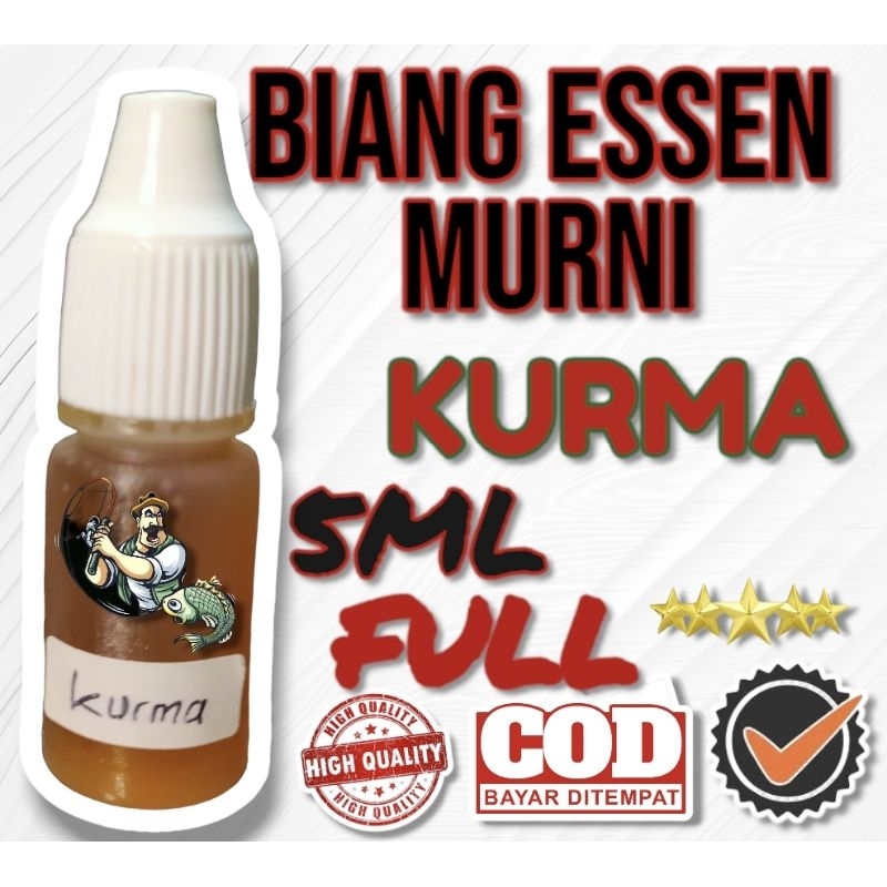 BIANG ESSEN KURMA 5ML Full // PENGUAT AROMA UMPAN // BAHAM DASAR CAMPURAN ESSEN OPLOSAN //