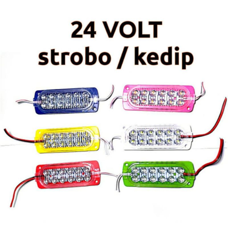 LED KEDIP 12 MATA TANPA MODUL