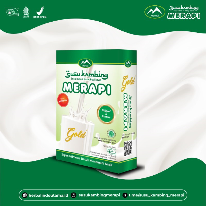 

Susu Bubuk Kambing Etawa Merapi Gold