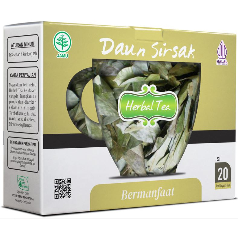 

Teh Celup Herbal Daun Sirsak HIU