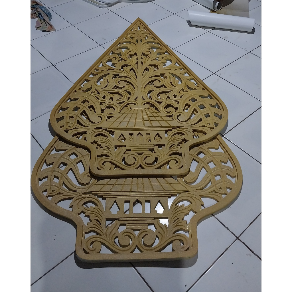 gunungan kelir spon karet ,kayon jawa