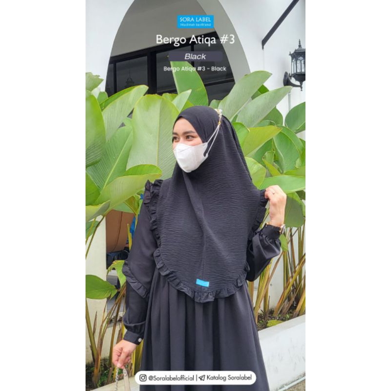 BERGO ATIQA READY STOK CRINKLE