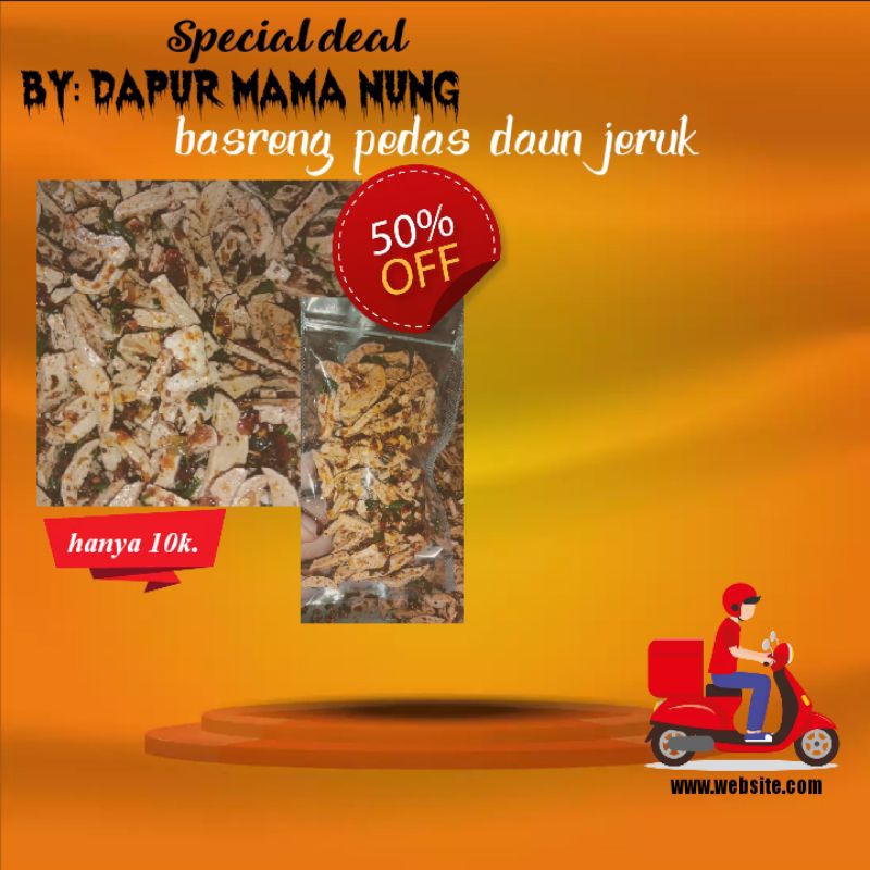 

basreng pedas daun jeruk