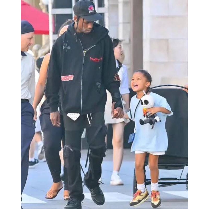 Sepatu Nike Black Phantom A J 1 Travis Scottt Baru Box Sample