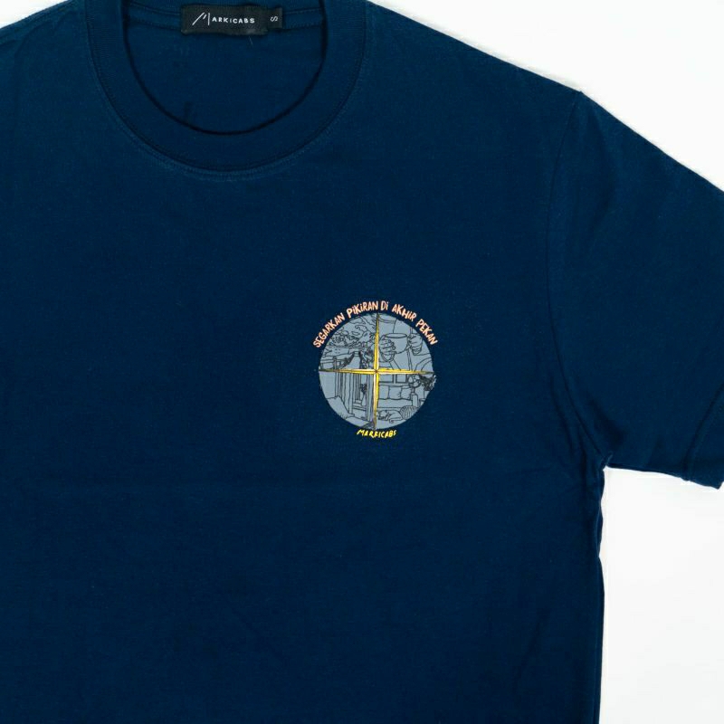 MARKICABS [Akhir Pekan - Navy] T-Shirt Special Season