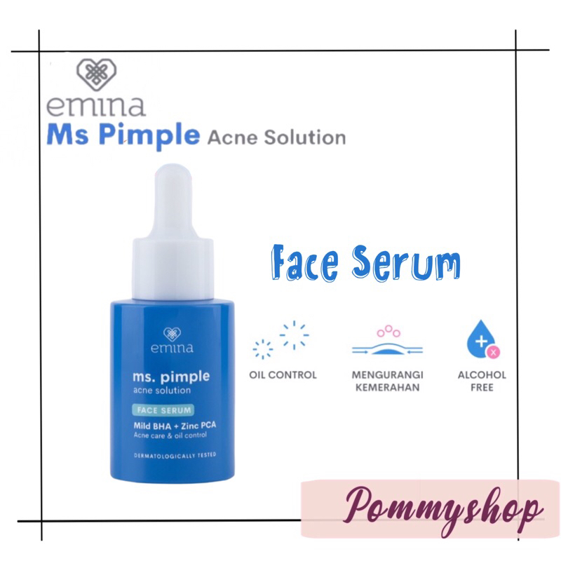 Emina Ms Pimple Acne Solution Face Serum 30ml