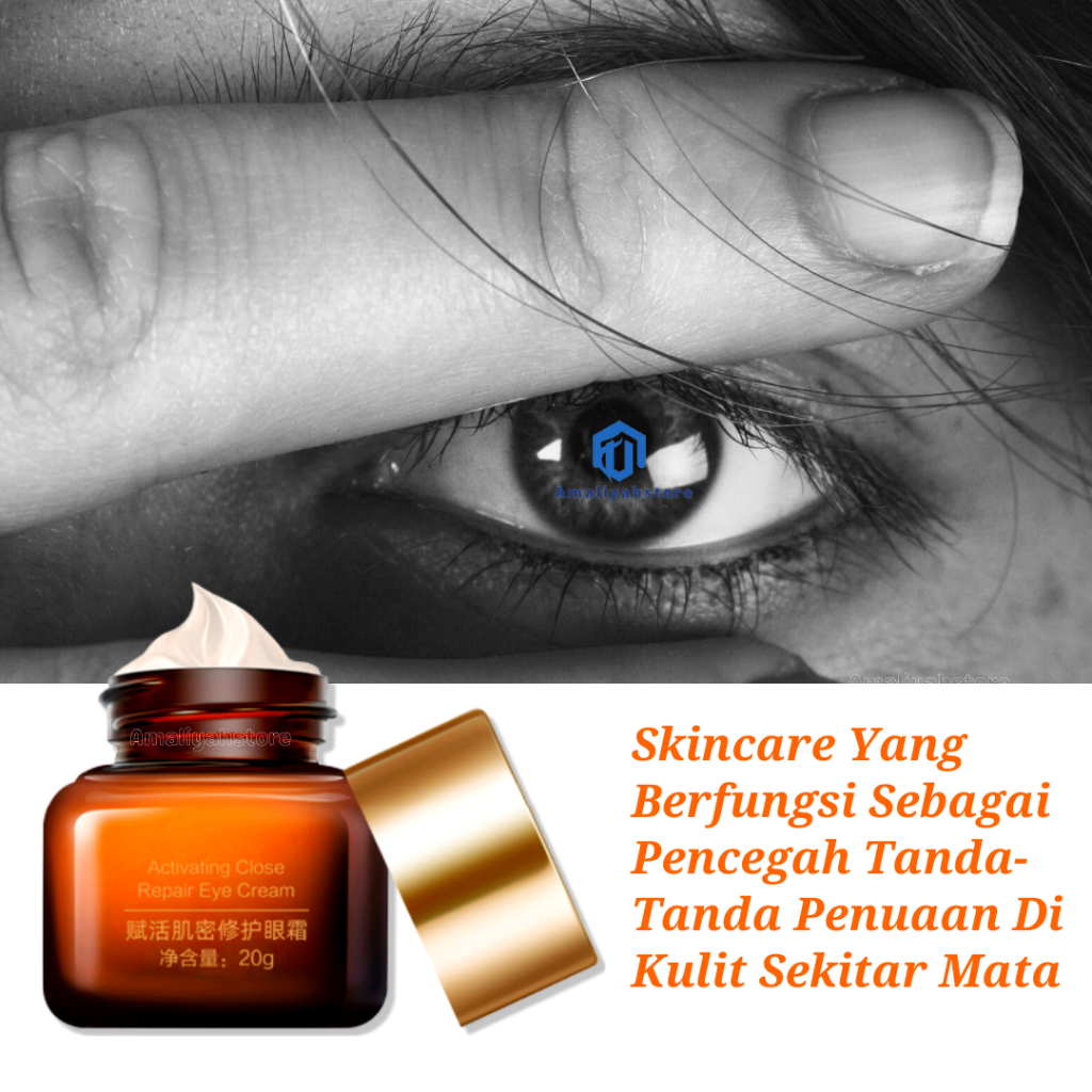 Eye Cream Obat Serum Masker Penghilang Kerutan Kantung Mata Panda Hitam Yang Kendur Ampuh Untuk Pria Dan Wanita Original