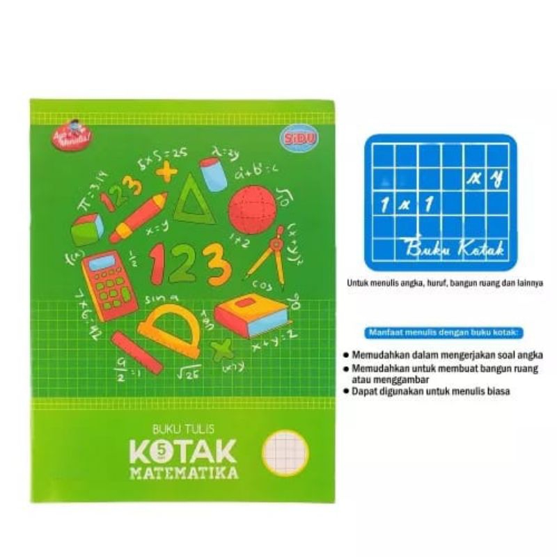 BUKU KOTAK KECIL BUKU SEKOLAH KOTAK KECIL BUKU SETRIMIN BUKU MATEMATIKA