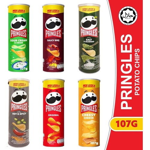 Pringles Potato Crisps Original 107g