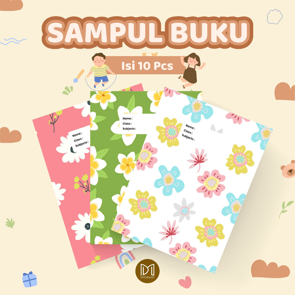 

(10 PCS) SAMPUL BUKU AESTHETIC / SAMPUL BUKU ESTETIK | MOTIF BUNGA PATTERN FLOWER / SAMPUL BUKU BIGBOSS CAMPUS BOXY BMB | BOOK COVER AESTHETIC / Sidu Sampul Buku Pastel Aesthetic - Sampul Buku Motif Sampul Buku Sidu Sampul Buku Bigboss Boxy /COVER BOOK