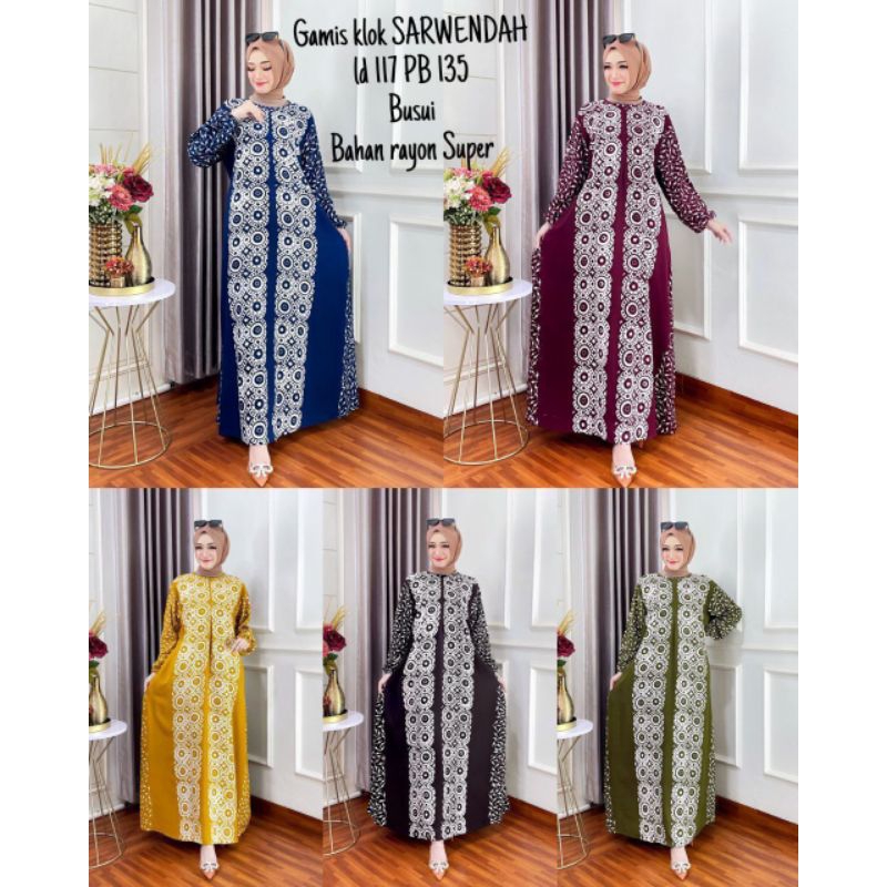 GAMIS RAYON JUMBO PREMIUM BATIK CAP TERMURAH BUSUI RESLETING DEPAN HOMEDRESS KEKINIAN TERBARU