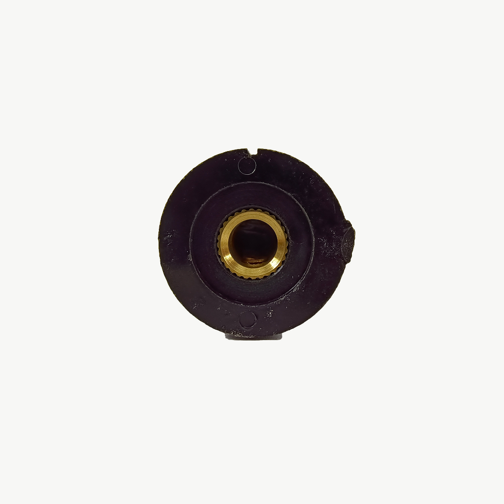 Knop Potensio Bakelit Baut A02 knob Belimbing Diameter 23mm