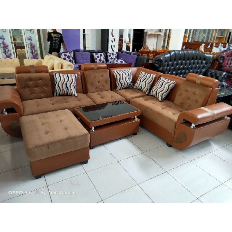 Ready stok sofa minimalis beranak 1 sofa murah gratis ongkir Pemalang Purbalingga dan sekitarnya