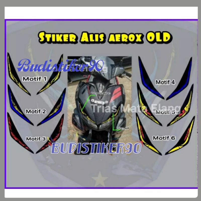 Stiker alis Aerox old