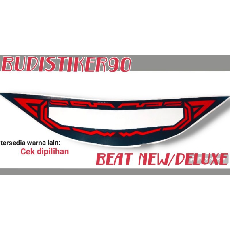 Stiker lampu depan Beat new/deluxe/street