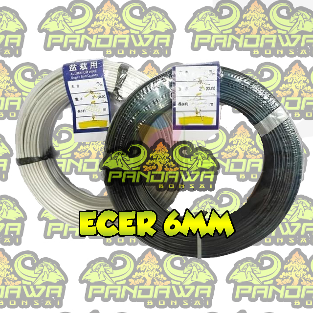 PANDAWA BONSAI-ALAT BONSAI KAWAT BONSAI HITAM 6MM ECER (1METER)