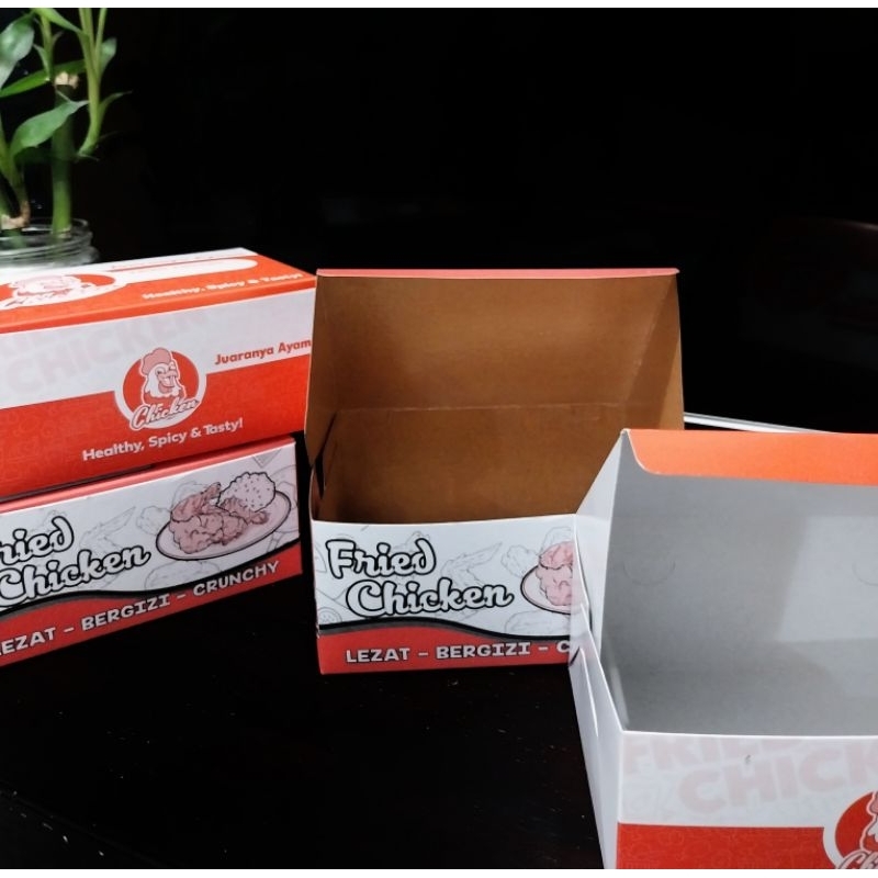 Dus Fried Chicken / Dus Ayam Geprek/ Dus Kotak /Dus Kemasan / Dus FC / Box Fried Chicken