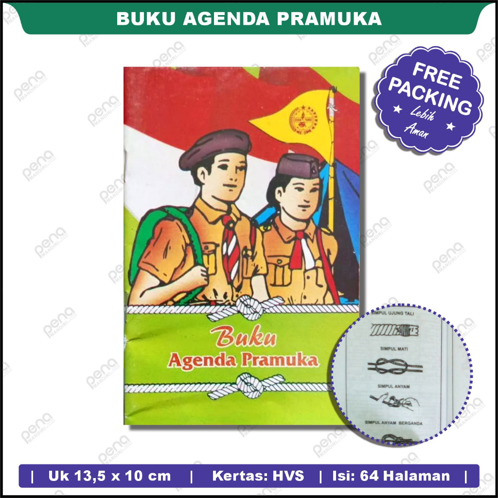 Agenda Pramuka 64 halaman buku Agenda hvs