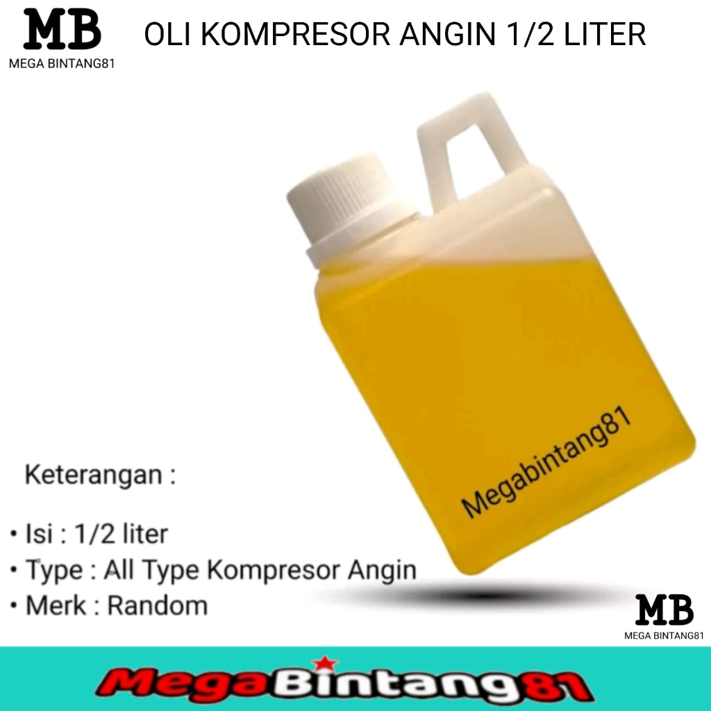 Oli kompresor angin oli hidrolik oli 10 1/2 Liter