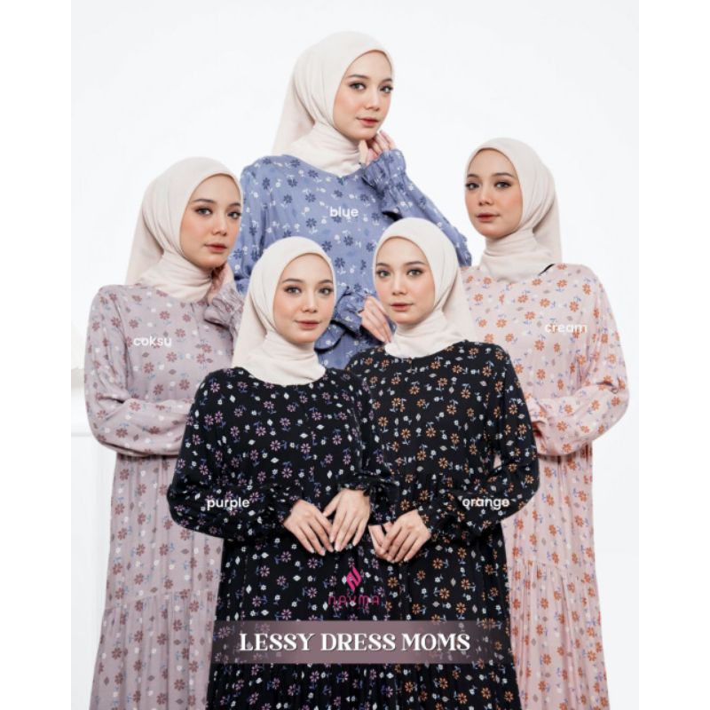 NAYMA HIJAB LESSY DRESS - GAMIS RAYON - GAMIS HARIAN