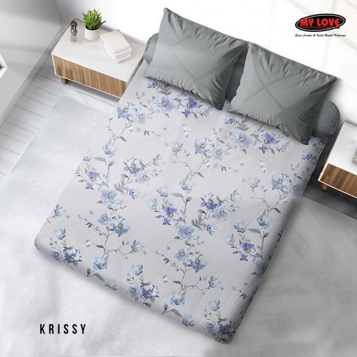 Sprei My Love - Tinggi 30cm -KRISSY - 180x200 (King)