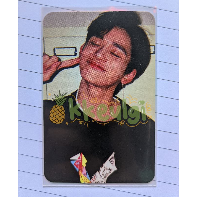 Photocard Lucas luggage sticker md by ten