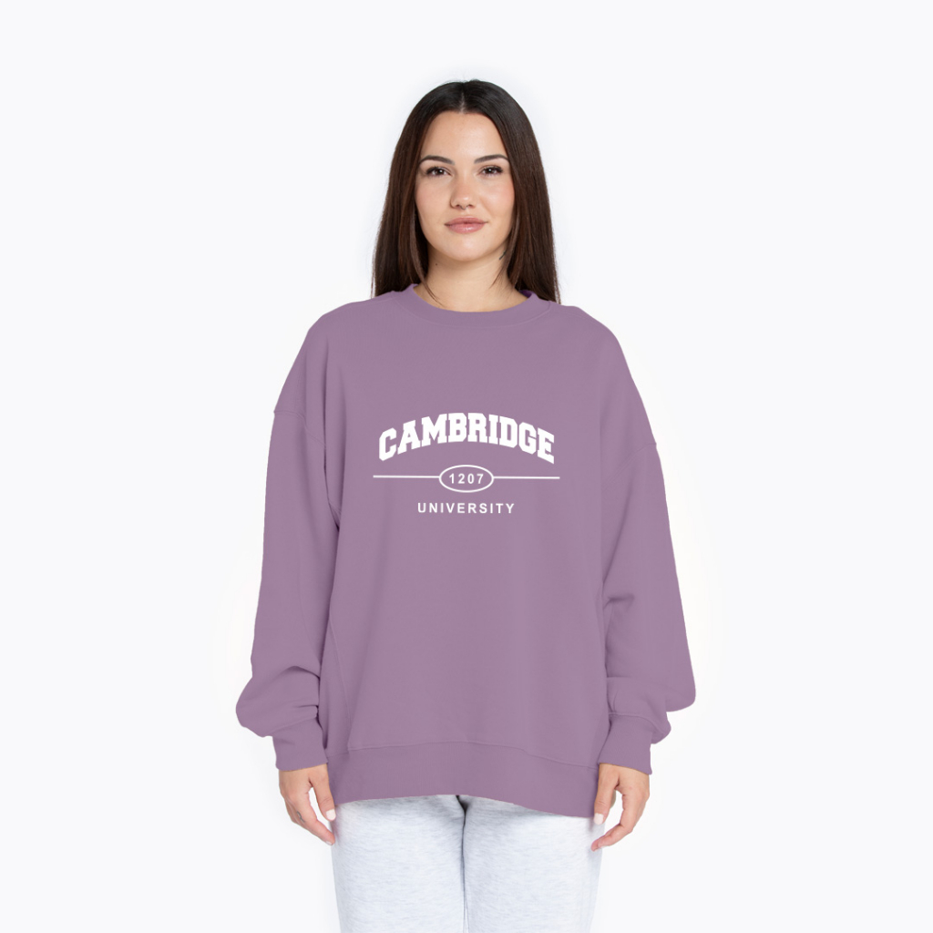 CAMBRIDGE GAWA SWEATER CREWNECK PRIA WANITA Size M-XXL