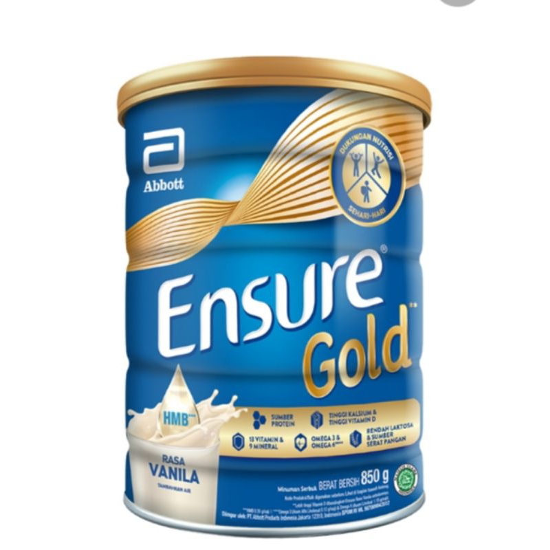 

ENSURE GOLD VANILLA NUTRISI DEWASA 850 g