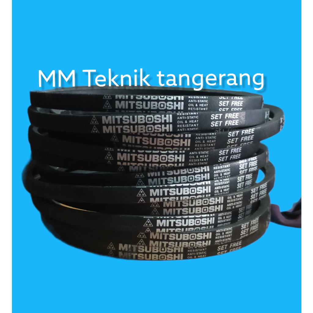 Vanbelt A176 A177 A178 A179 A180 Tali Ban Kipas Bando Mitsuboshi Mbi Vpower Van Fan Belt A 176 177 178 179 180 V V- Pan Mitsuboshi Panbelt Fanbelt A-176 A-177 A-178 A-179 A-180